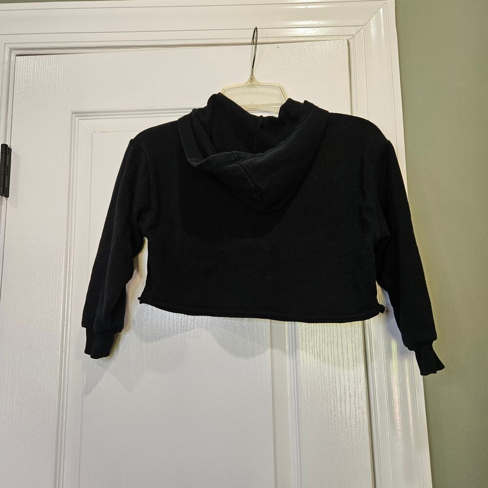 Art Class‎ Girl's Size S (6/6x) Black Cropped Hoodie - Picture 3 of 3